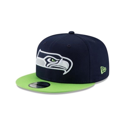 Seattle Seahawks Gorra | New Era NFL Two Tone 9fifty Snapback Cap Mexico - Azules